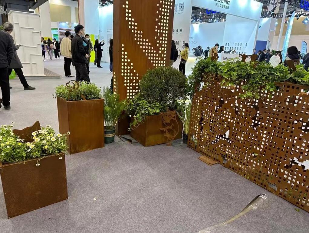 合川耐候钢花箱